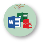 MS Word, MS Excel,PDF Files